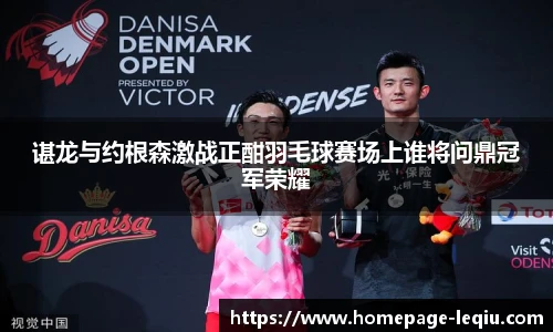 谌龙与约根森激战正酣羽毛球赛场上谁将问鼎冠军荣耀